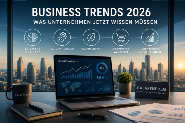 Die wichtigsten Business-Trends 2026: Was Unternehmen jetzt wissen müssen Die business