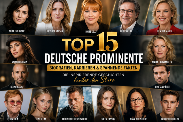 Top 15 deutsche Prominente – Biografien Top 15 deutsche Prominente Biografien