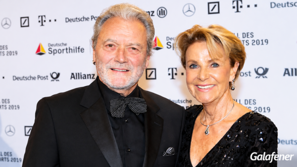 Marina Bäumler mit Hans-Jürgen Bäumler beim Ball des Sports 2019