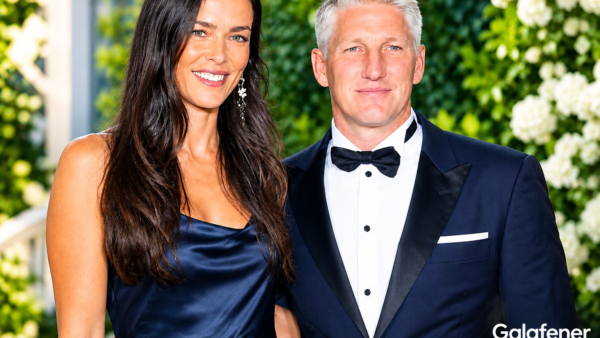 Silva Kapitanova mit Bastian Schweinsteiger